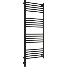Полотенцесушитель электрический Сунержа Богема 3.0 П20 1200x500 мм (прямая перемычка) 31-5804-1250 L, чёрный матовый - фото 