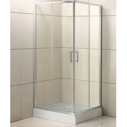 Душевое ограждение BelBagno 85x85 см UNO-195-A-2-85-C-Cr, хром/прозрачное - фото 