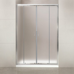 Душевая дверь BelBagno 180 см UNO-195-BF-2-180-P-Cr, хром/матовое - фото 