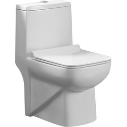 Унитаз-моноблок Azario Zeno AZ-1169 с крышкой микролифт - фото 