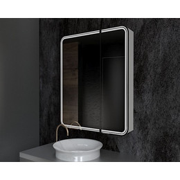 Зеркало-шкаф Art&Max Verona Led 70 см AM-Ver-700-800-2D-L-DS-F - фото 