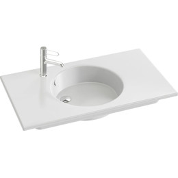 Раковина подвесная Jacob Delafon Odeon Rive Gauche 91 см EXAV112-Z-00 - фото 