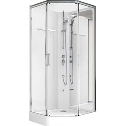 Душевое кабина Aquanet Passion P 2.0 90x90 см 263870, хром/прозрачное (безсиликоновая сборка) - фото 