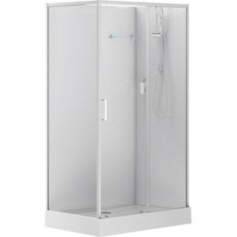 Душевое кабина Aquanet Passion EVO 120x80 см 281968 R, белый/прозрачное (безсиликоновая сборка) - фото 