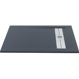 Каменный поддон Aquanet Delight 140x90 см 258899, чёрный - фото 