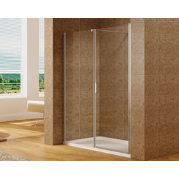 Душевая дверь Aquanet Cinetic AE12-N-80H190U-CT+AE12-F-90H190U-CT 170 см, хром/прозрачное - фото 