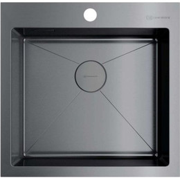 Мойка кухонная Omoikiri Akisame 51-GM (4973440) 1,2 мм, вороненая сталь, Цвет производителя: вороненая сталь - фото 