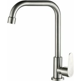 Смеситель для кухни Haiba HB4182, моно, нержавеющая сталь - фото 