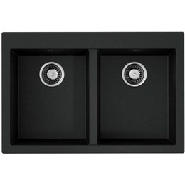 Кухонная мойка Omoikiri Bosen 80-2-BL 4993836, чёрный, Цвет производителя: чёрный - фото 