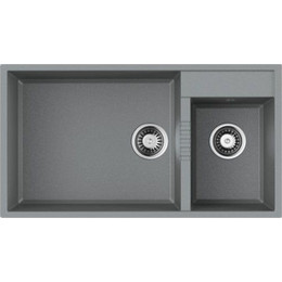 Кухонная мойка Omoikiri Tedori 85-2-U GR 4993542, leningrad grey, Цвет производителя: Leningrad Grey - фото 