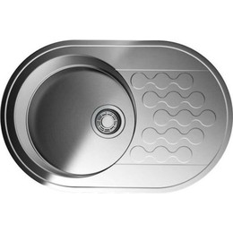 Мойка кухонная Omoikiri Kasumigaura 77-IN (4993728) 0,8 мм, Цвет производителя: нержавеющая сталь - фото 