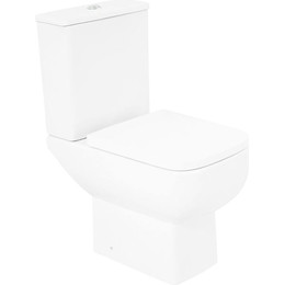 Унитаз-компакт безободковый BelBagno Aurora BB8604CPR/SC с крышкой микролифт - фото 