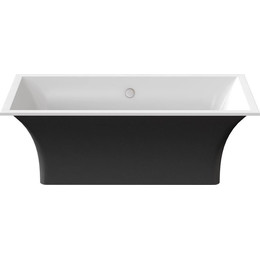 Ванна каменная Bas Мадрид 170x80 см, чёрный - фото 