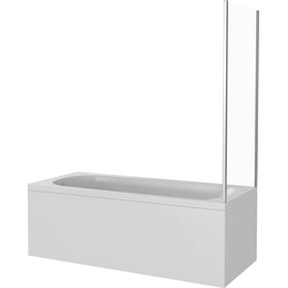 Шторка для ванны Bas Screen SP-70-G-CH 700х1400 мм, хром/матовое - фото 