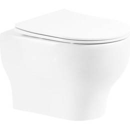 Унитаз подвесной безободковый BelBagno Lucie BB063CHR - фото 