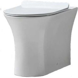 Унитаз приставной безободковый BelBagno Ancona BB1224CBR-P - фото 