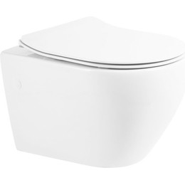 Унитаз подвесной безободковый BelBagno Sfera-R BB513CH - фото 