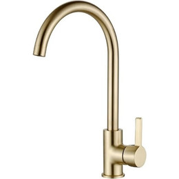 Смеситель для кухни Ledeme L4299Y, золотой сатин - фото 