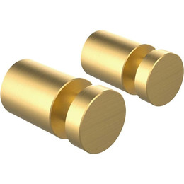 Двойной крючок Iddis Petite PET2G01i41, цвет золото матовое - фото 