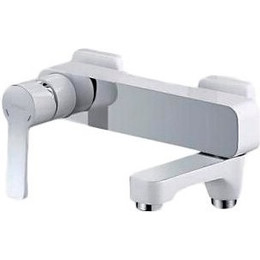 Смеситель для ванны с душевым гарнитуром Gappo Tomahawk G3202-8, белый/хром - фото 