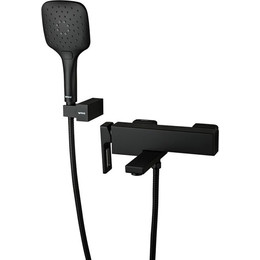 Смеситель для ванны с гарнитуром Gappo G3217-6, черный - фото 