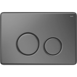 Кнопка смыва Iddis Unisteel UNS01MBi77, чёрный - фото 