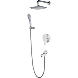 Душевая система для ванны Gappo Noar G7148-8, белый/хром - фото 