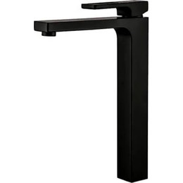 Смеситель для раковины высокий Gappo G1017-62, черный - фото 