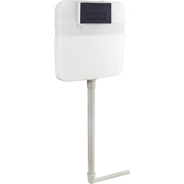 Смывной бачок скрытого монтажа приставных унитазов SantiLine SL-05 (цвет черный матовый) - фото 