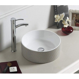 Раковина-чаша CeramaLux NC 38 см 78310, белый/серебристый - фото 