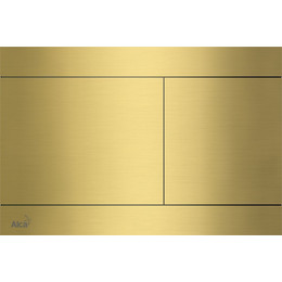 Кнопка смыва Alcaplast Flat FUN-BRASS, нержавеющая сталь, цвет латунь - фото 