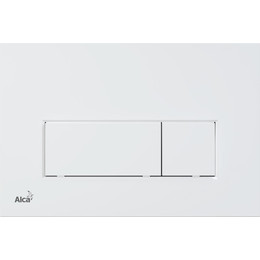 Кнопка смыва Alcaplast Thin M576, белый матовый - фото 