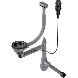 Арматура для кухонной мойки Omoikiri WK-1-A GM 4956470, вороненая сталь - фото 