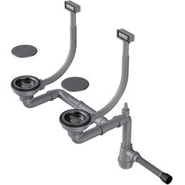 Арматура для кухонной мойки Omoikiri WK-2C GM 4956498, вороненая сталь - фото 