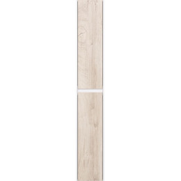 Пенал универсальный Dreja Slim 30 см 99.0504, дуб кантри/белый глянцевый - фото 