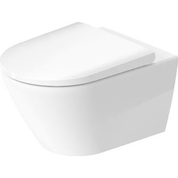 Унитаз подвесной Duravit D-Neo Rimless 45770900A1 с крышкой микролифт - фото 