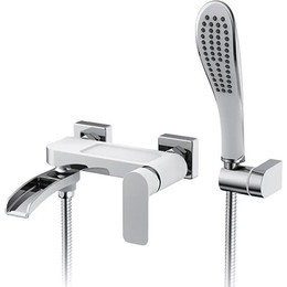 Смеситель для ванны Gappo G3248-8, белый/хром - фото 
