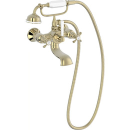Смеситель для ванны Jacob Delafon Cleo 1889 E24313-BGG, золото - фото 