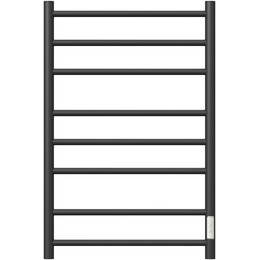 Полотенцесушитель электрический Point П8 500x800 мм PN10858B, чёрный (возможность скрытого подключения) R - фото 
