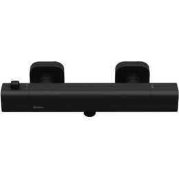 Смеситель для душа с термостатом Ravak 10&deg; X070154, чёрный - фото 