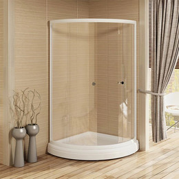 Душевое ограждение Радомир Найт 110x110 см, белый/прозрачное - фото 