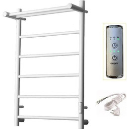 Полотенцесушитель электрический Тругор Пэк сп 1 ВГП с полкой П6 500х800 мм, белый (возможность скрытого подключения) 00-00042774 - фото 