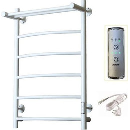 Полотенцесушитель электрический Тругор Пэк сп 5 ВГП с полкой П6 500х800 мм, белый (возможность скрытого подключения) 00-00042756 - фото 