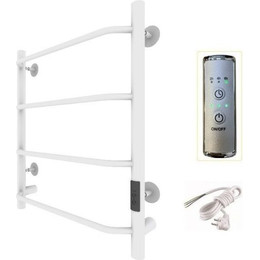 Полотенцесушитель электрический Тругор Пэк сп 6 ВГП П4 400х600 мм, белый (возможность скрытого подключения) 00-00043632 - фото 