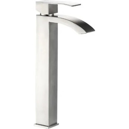 Смеситель для раковины высокий Haiba HB11815, сталь - фото 