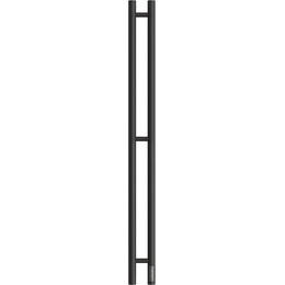 Полотенцесушитель электрический Point Деметра П3 80x1200 мм PN12812B (возможность скрытого подключения) R, чёрный - фото 