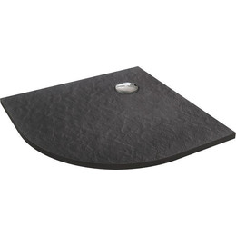 Мраморный поддон Jacob Delafon Tolbiac 90х90 см E6D329RU-NGM, черный матовый - фото 