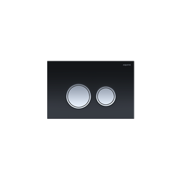 Кнопка смыва Aquatek KDI-0000029, чёрный (закалённое стекло) - фото 