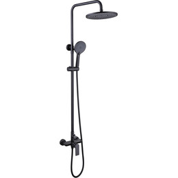 Душевая стойка Abber Weiss Insel AF8020B, черный матовый, Цвет производителя: чёрный матовый - фото 