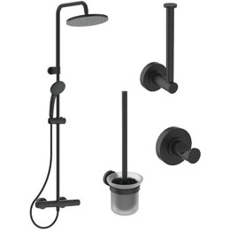 Промо-набор Ideal Standard Ceratherm BL7546S4, черный матовый - фото 